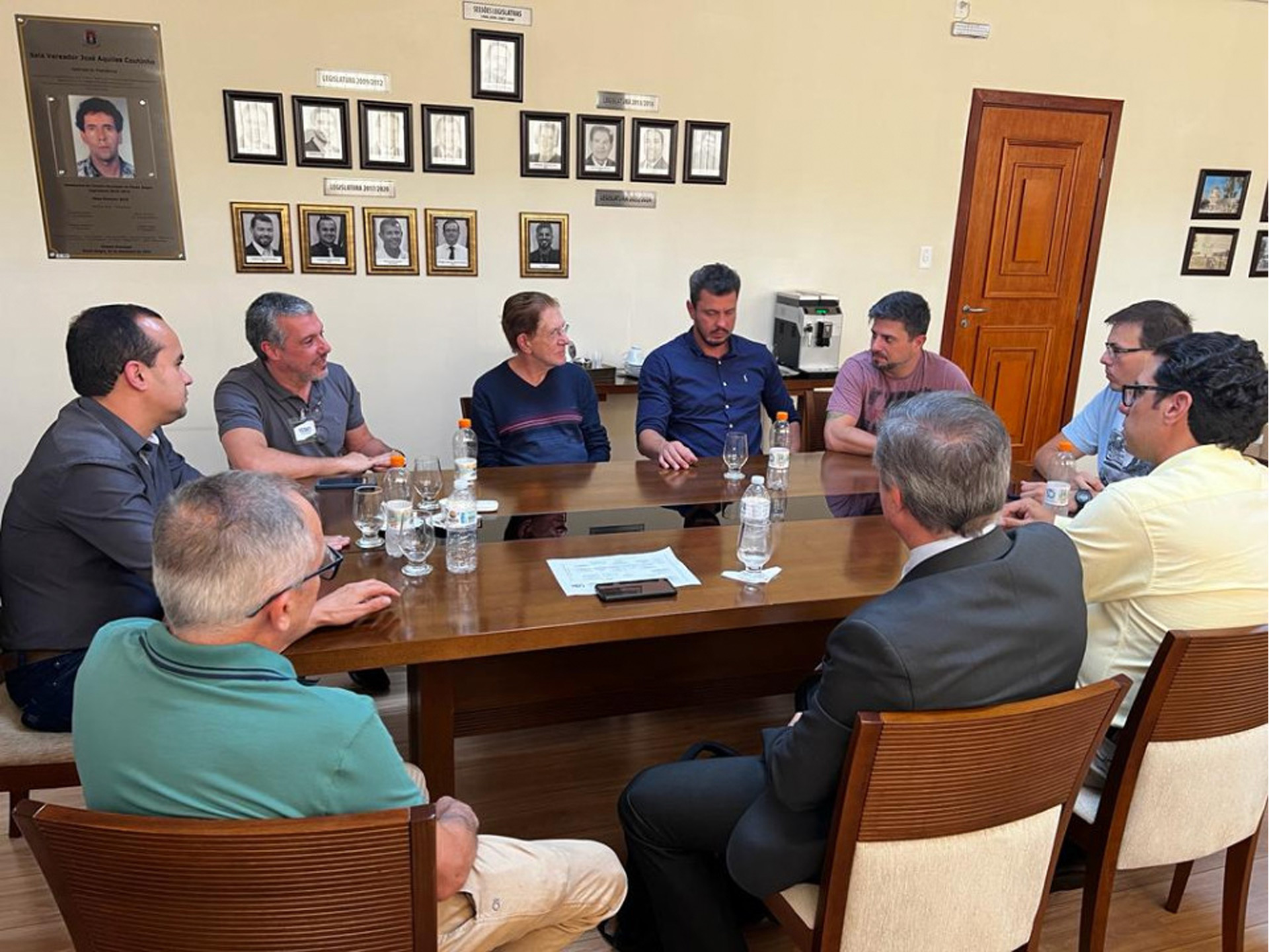 Presidente da Câmara de Pouso Alegre, Leandro Morais, recebe visita do Presidente da Câmara de Itajubá, Marcelo Krauss, para troca de experiências