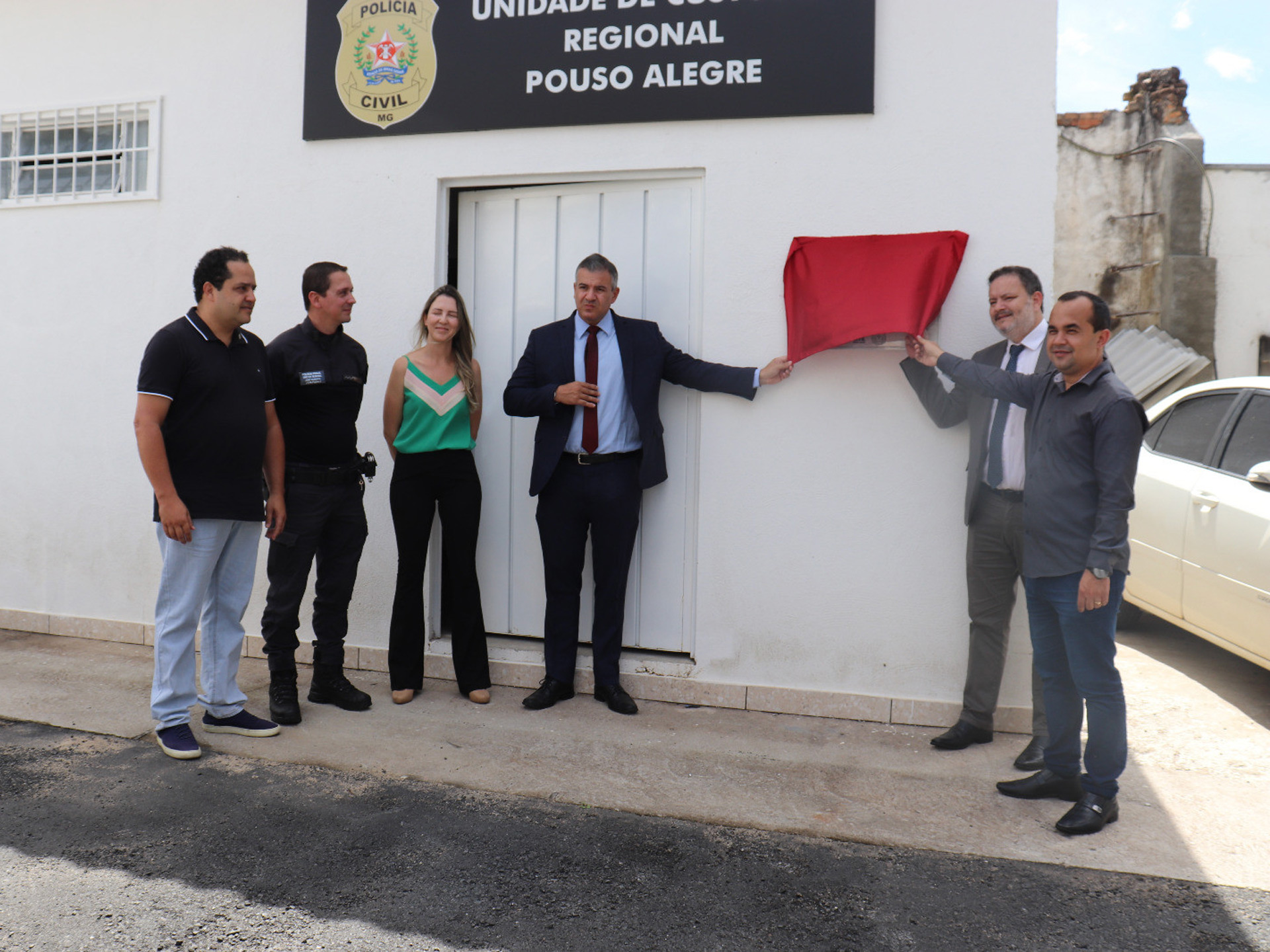 Inauguração da Unidade Custódia na Delegacia Regional de Pouso Alegre com a Presença do Presidente Leandro Morais