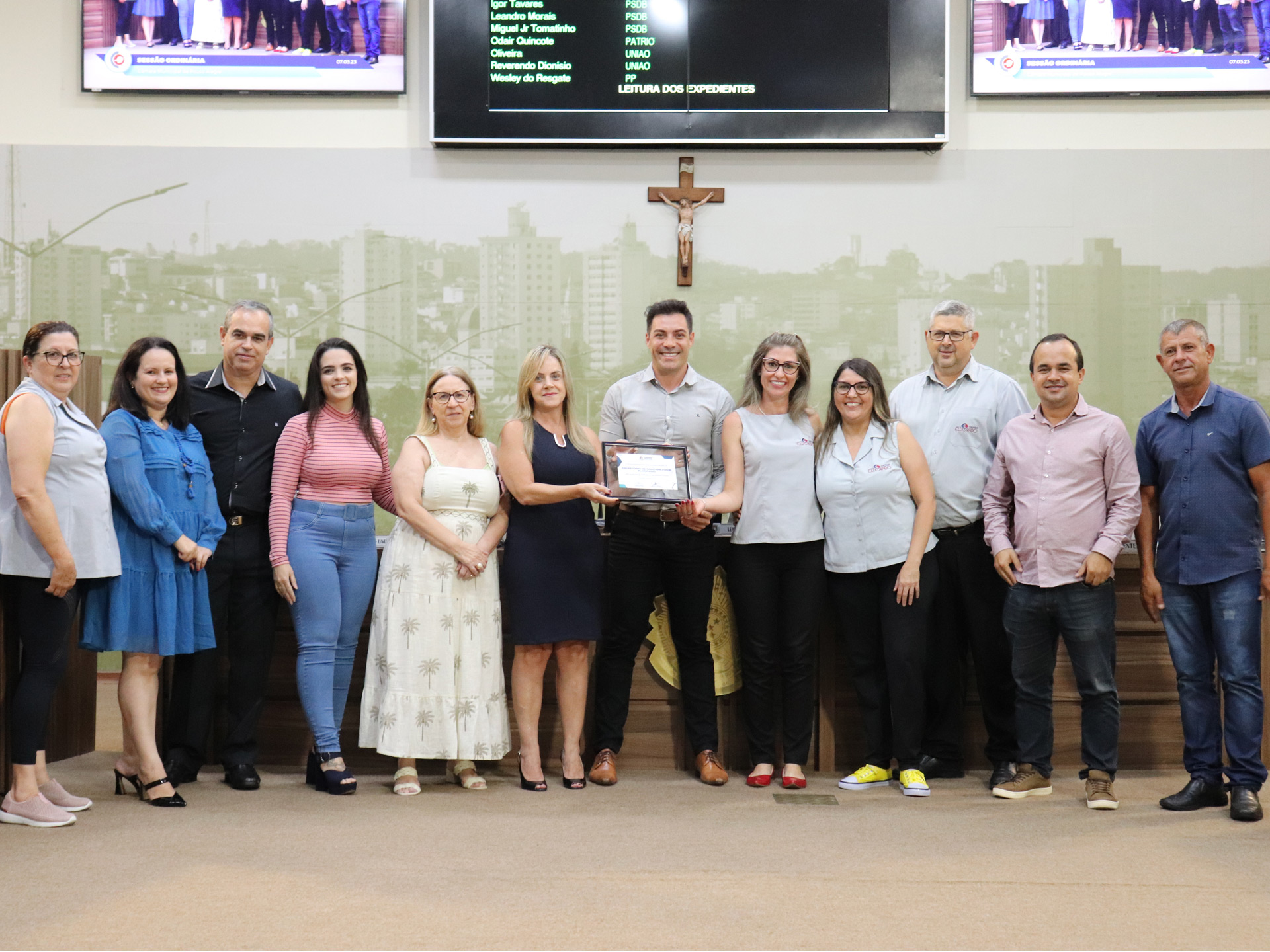 Câmara Homenageia Escritório de Contabilidade Eldorado por 50 Anos de Atividades em Pouso Alegre